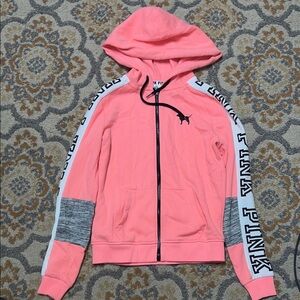 VS Pink neon orange hoodie